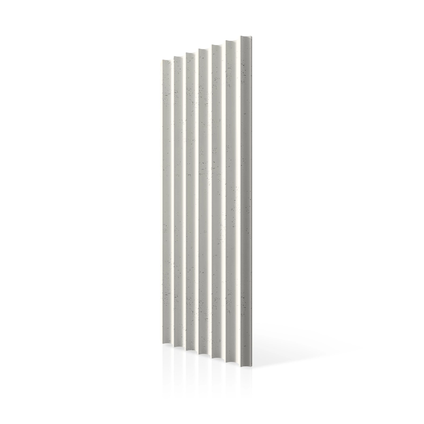 3D Concrete Wall Panels GROOVER S colour swatch on white background DecorMania UK