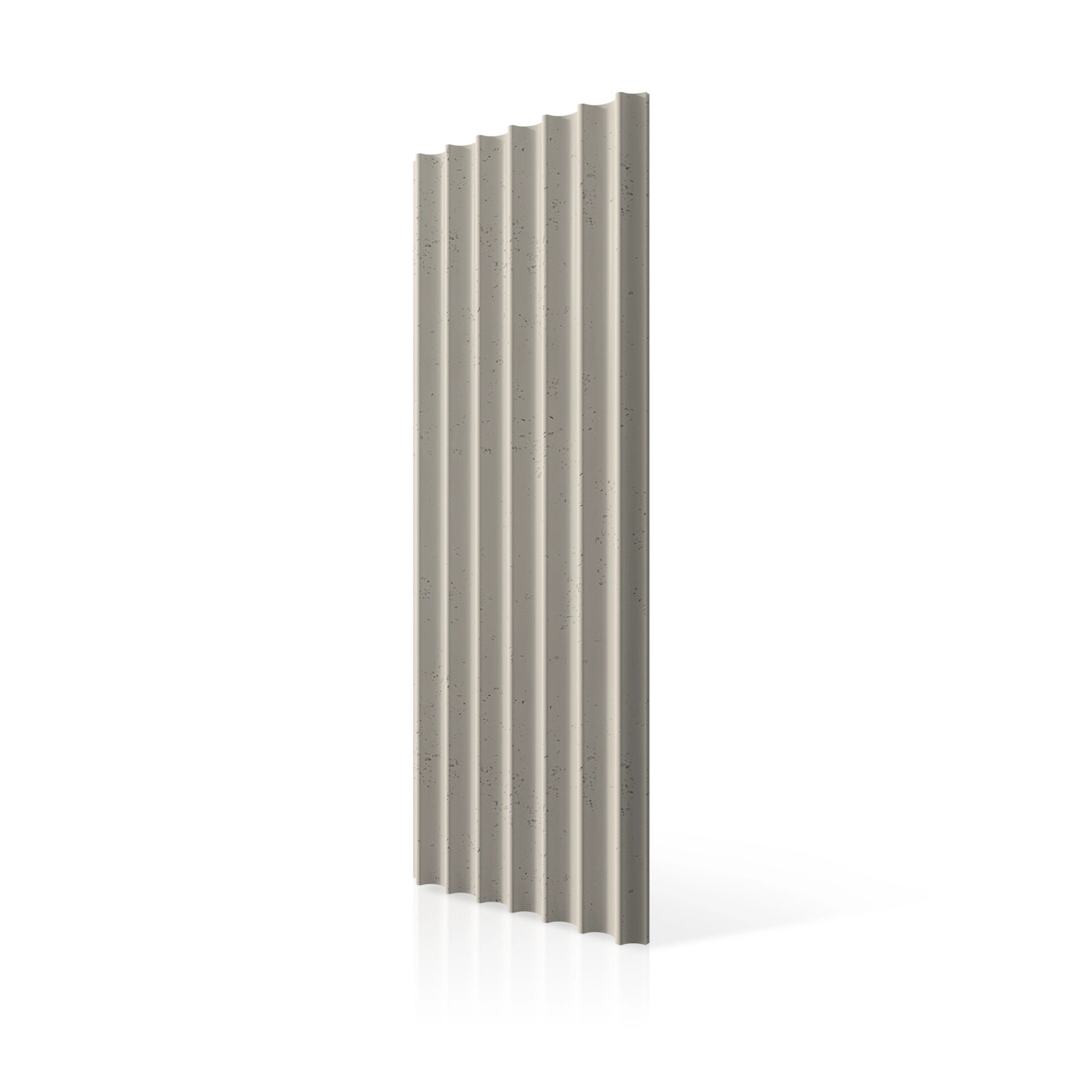 3D Concrete Wall Panels GROOVER S colour swatch on white background DecorMania UK