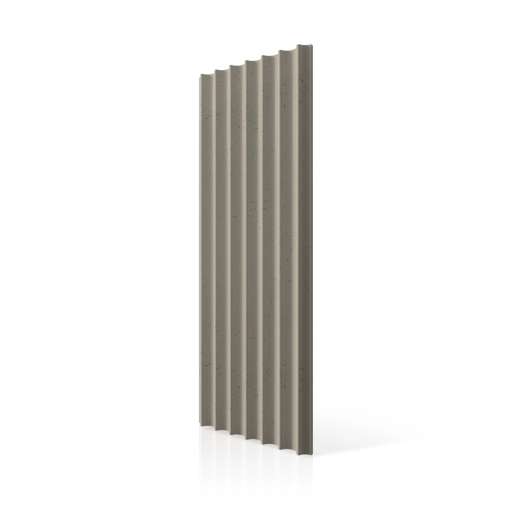 3D Concrete Wall Panels GROOVER S colour swatch on white background DecorMania UK