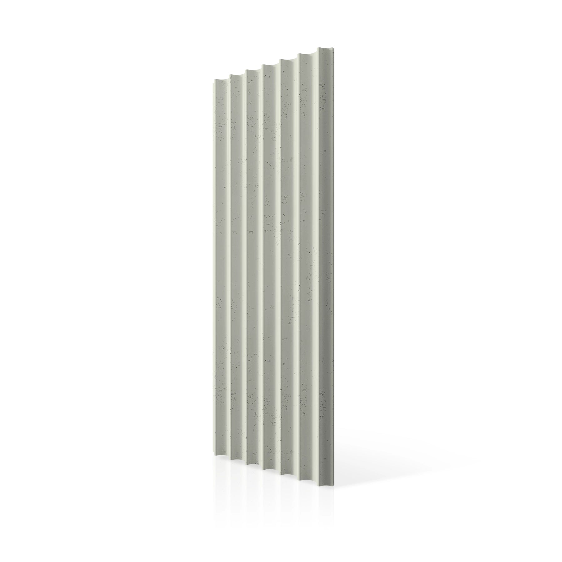 3D Concrete Wall Panels GROOVER S colour swatch on white background DecorMania UK
