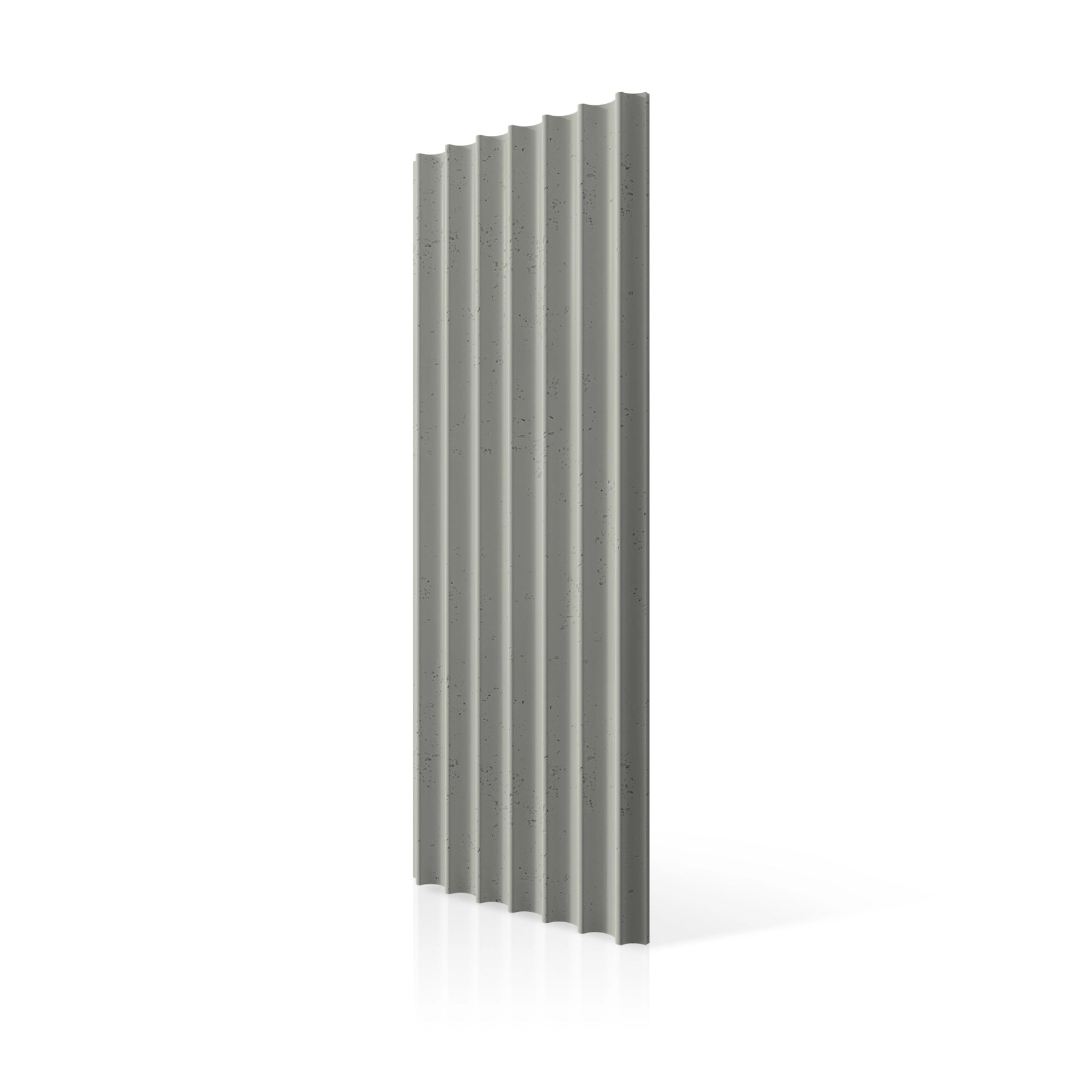 3D Concrete Wall Panels GROOVER S colour swatch on white background DecorMania UK