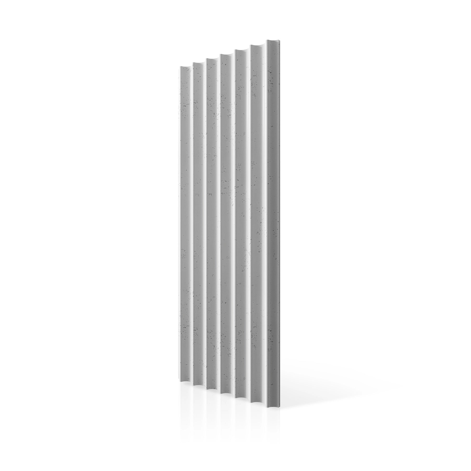 3D Concrete Wall Panels GROOVER S colour swatch on white background DecorMania UK