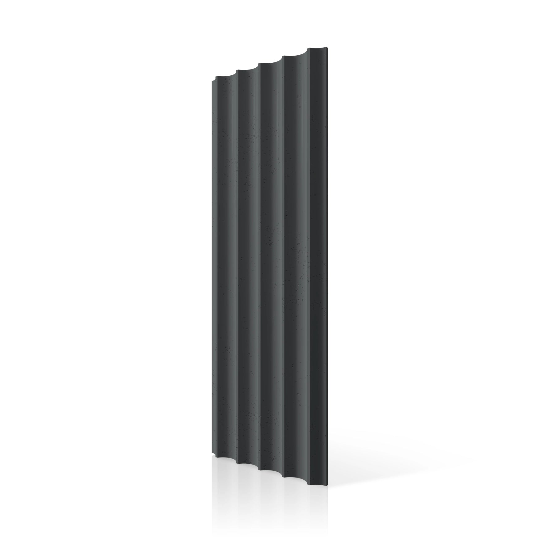 3D Concrete Wall Panels GROOVER colour swatch on white background DecorMania UK