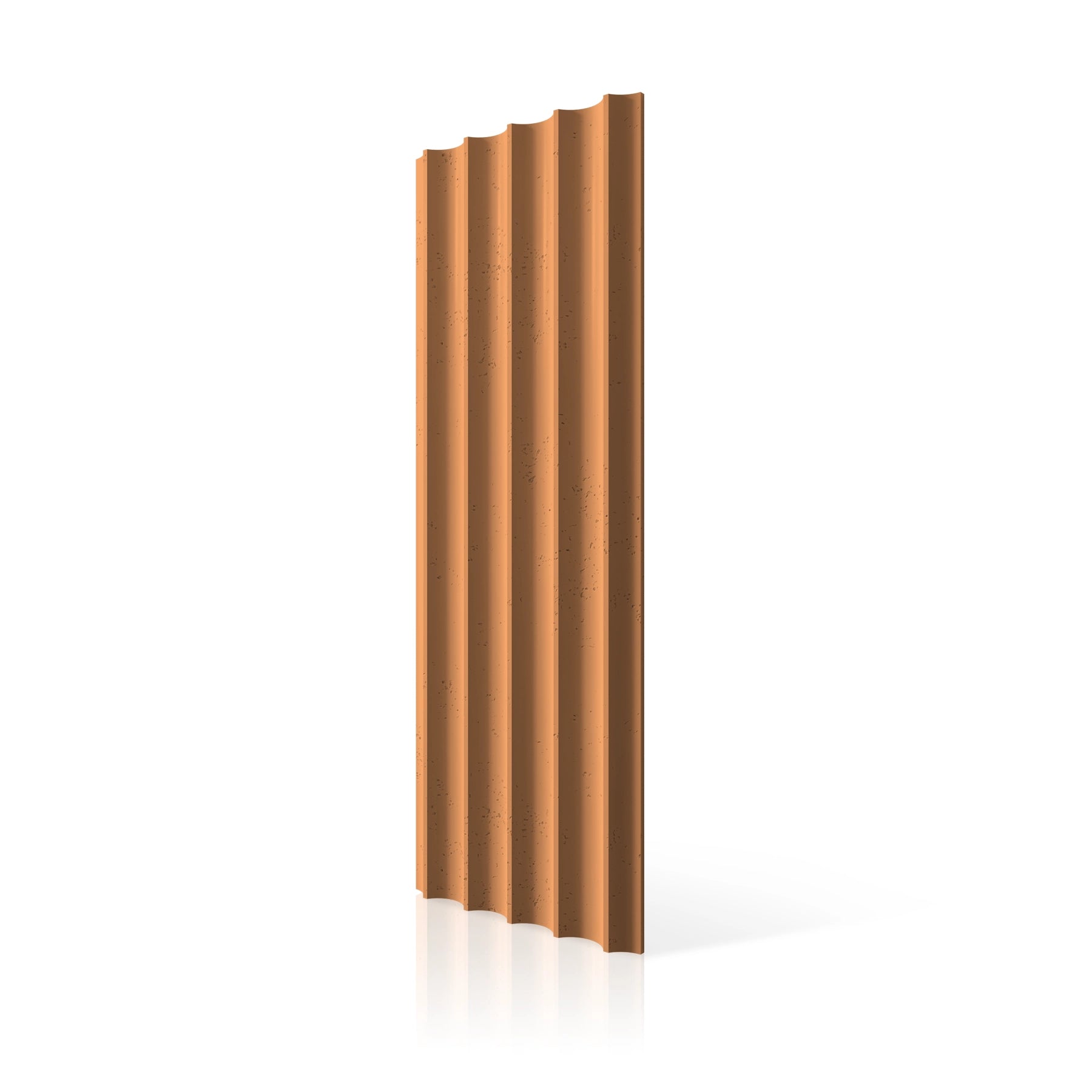 3D Concrete Wall Panels GROOVER colour swatch on white background DecorMania UK