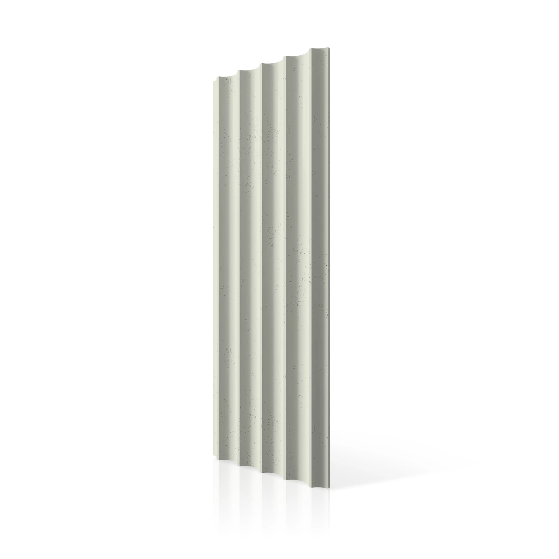 3D Concrete Wall Panels GROOVER colour swatch on white background DecorMania UK