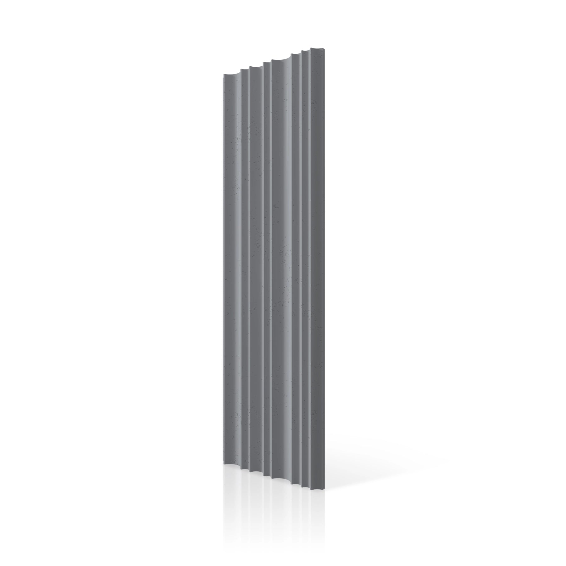 3D Concrete Wall Panels STRIPES colour swatch on white background DecorMania UK