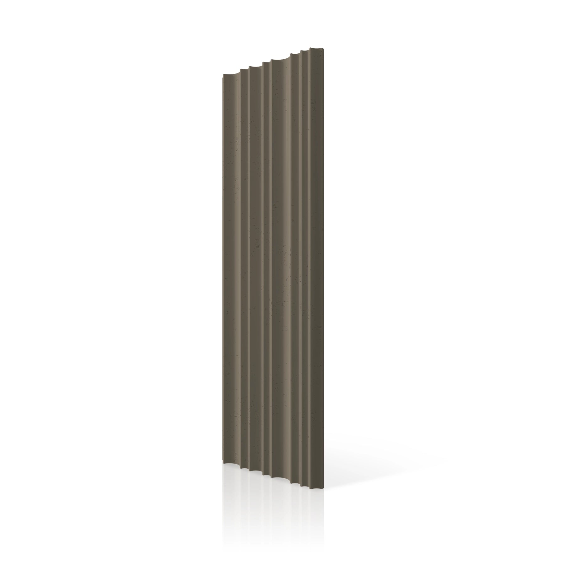 3D Concrete Wall Panels STRIPES colour swatch on white background DecorMania UK