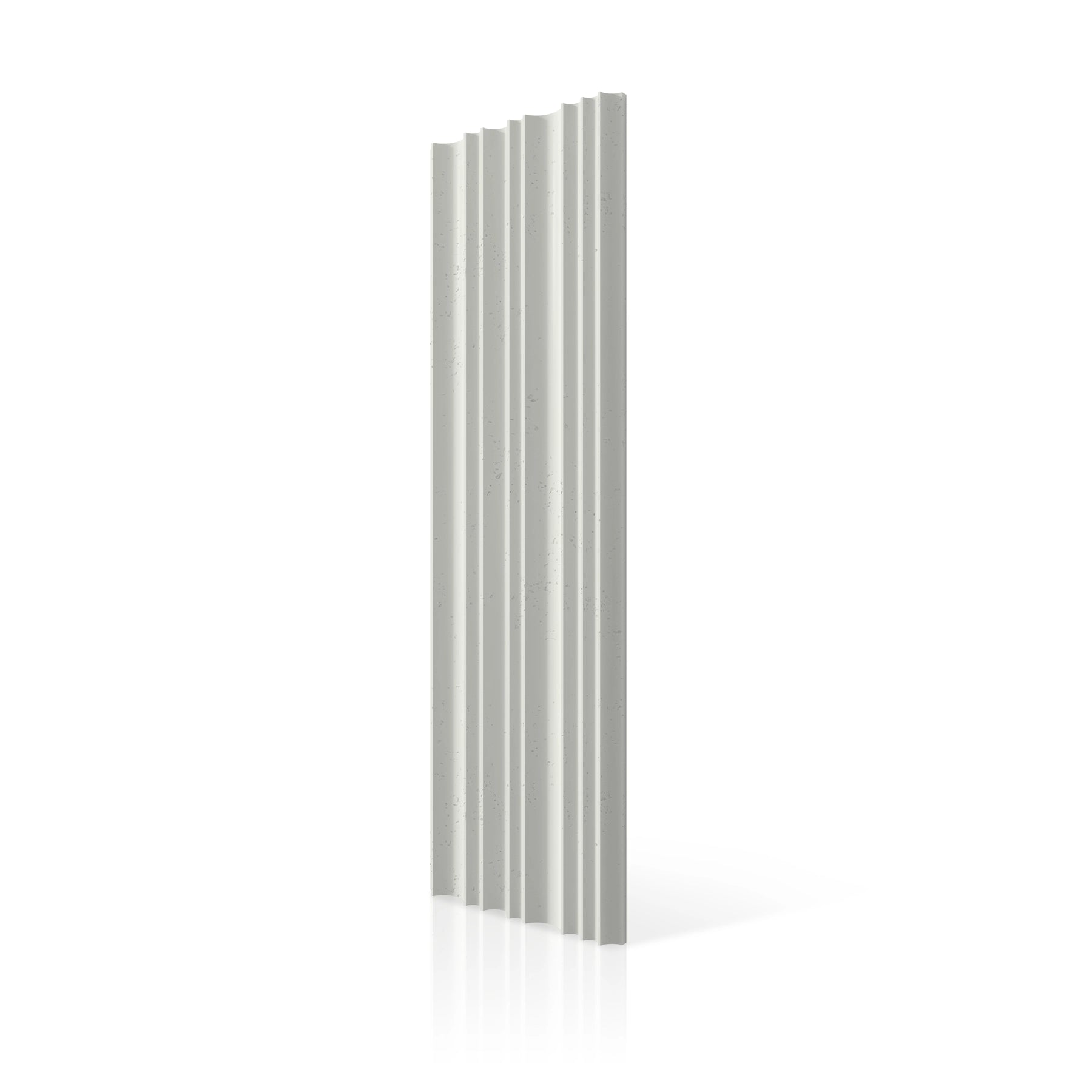 3D Concrete Wall Panels STRIPES colour swatch on white background DecorMania UK