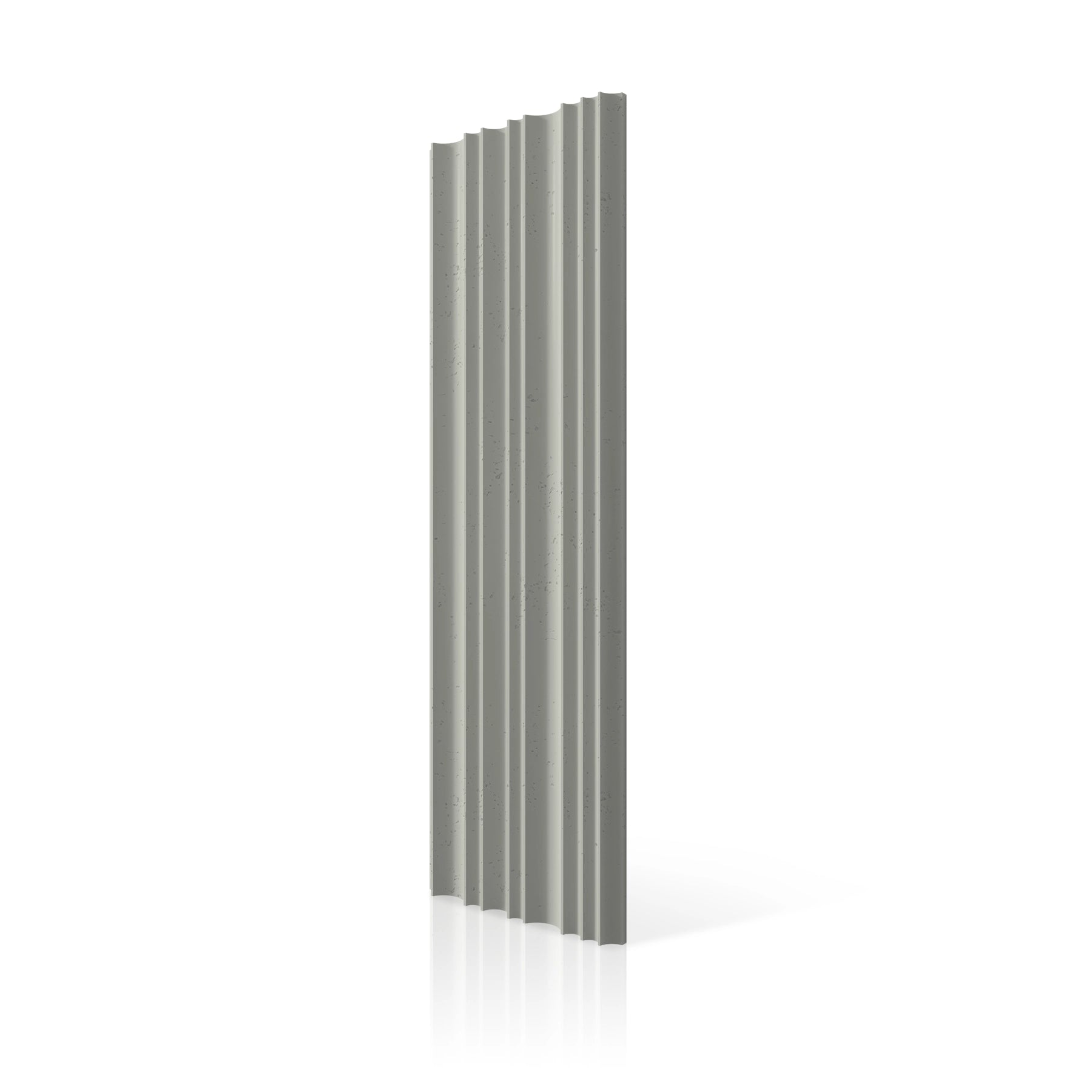 3D Concrete Wall Panels STRIPES colour swatch on white background DecorMania UK