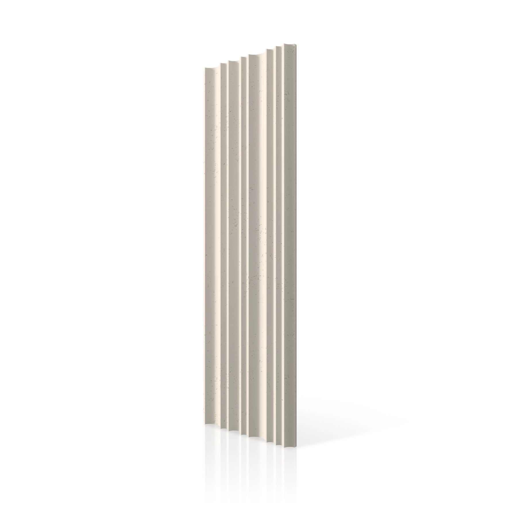 3D Concrete Wall Panels STRIPES colour swatch on white background DecorMania UK