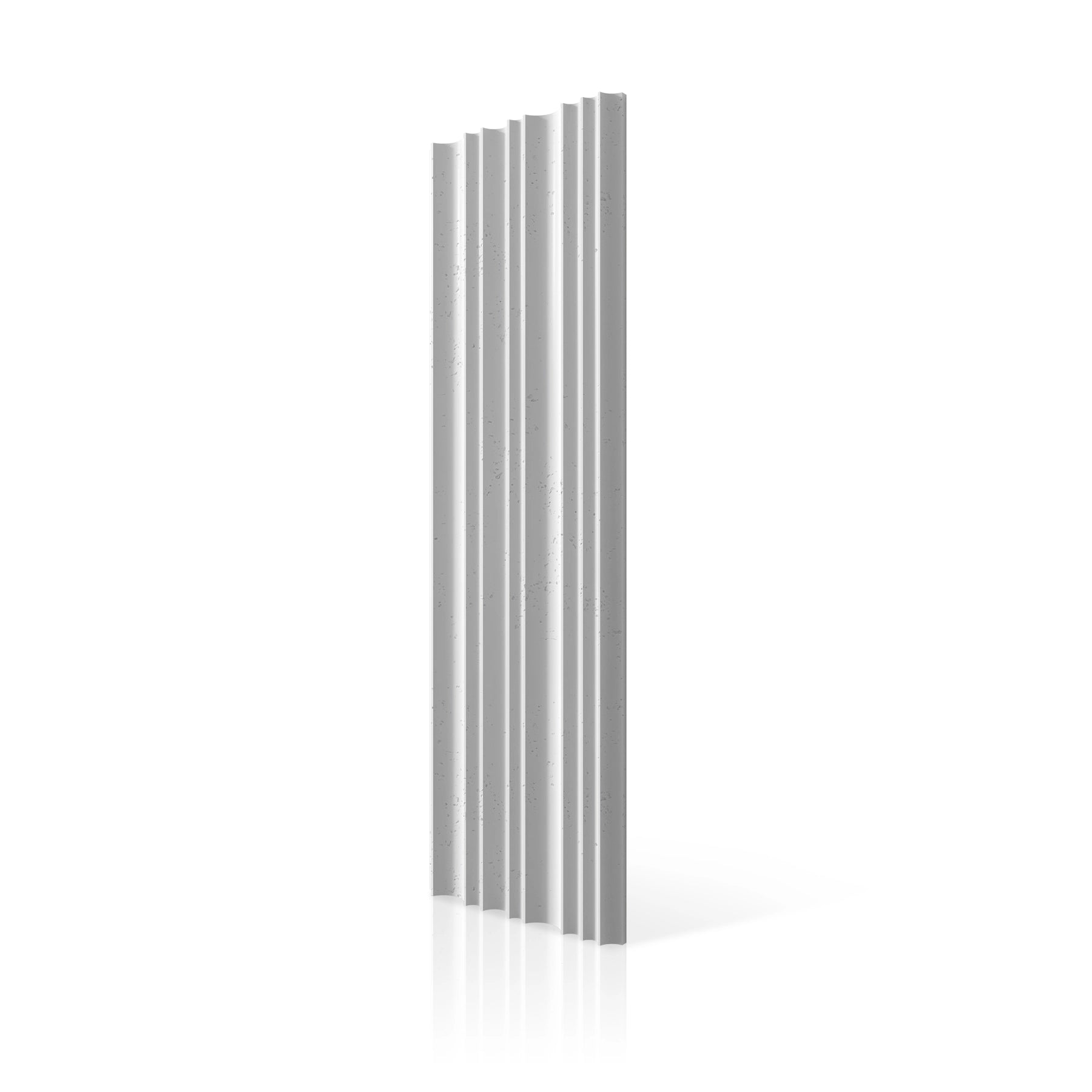 3D Concrete Wall Panels STRIPES colour swatch on white background DecorMania UK