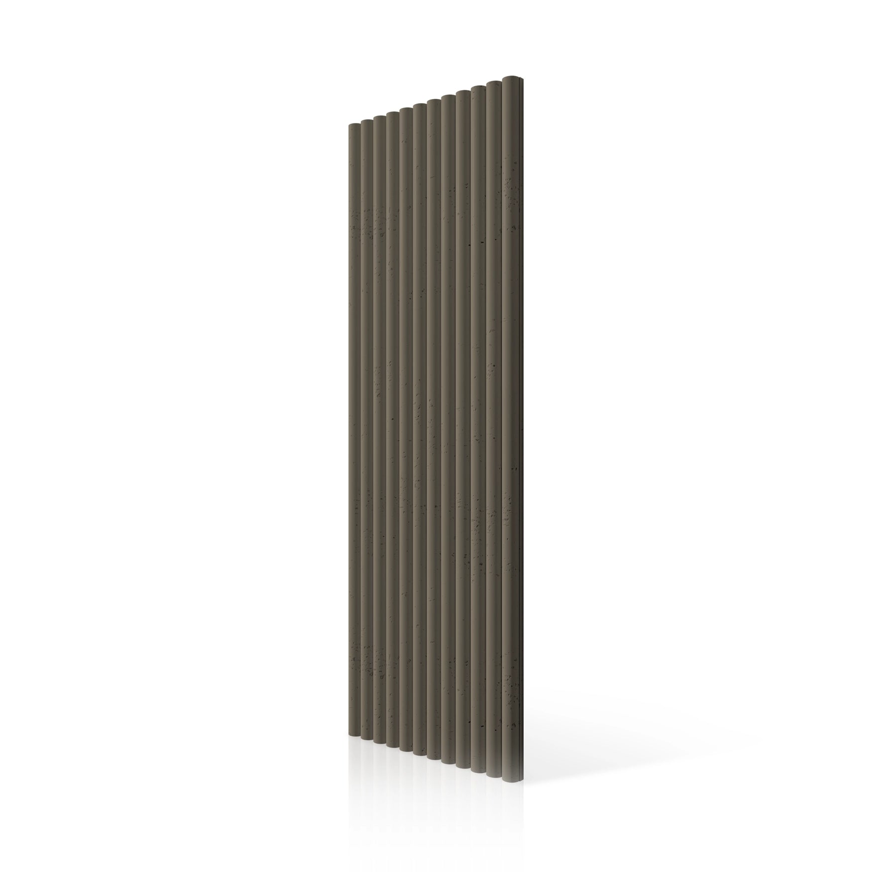 3D Concrete Wall Panels TUBES colour swatch on white background DecorMania UK