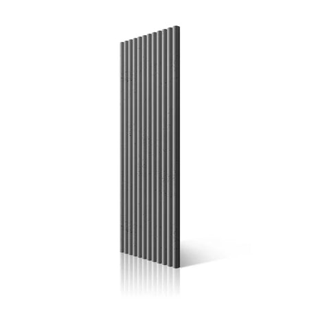 3D Concrete Wall Panels TUBES on white background DecorMania UK