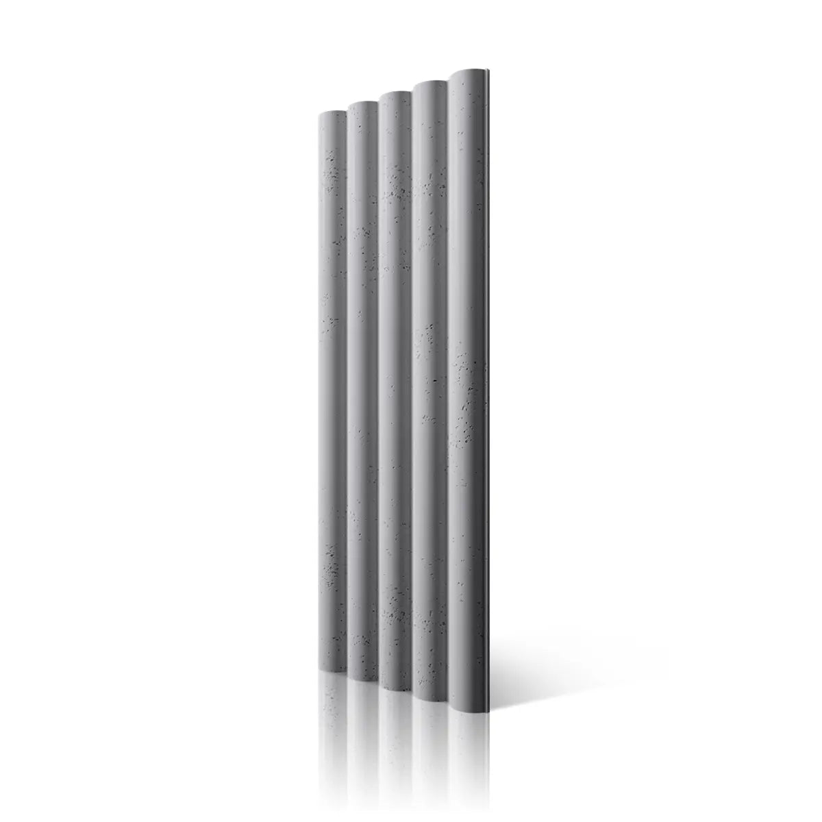 3D Concrete Wall Panels TUBES L S95 DecorMania UK