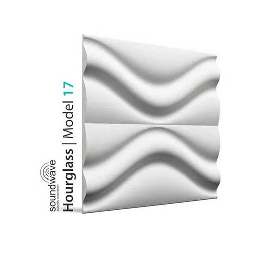 3D Wall Panel - HOURGLASS - Gypsum Panels on white background  | DecorMania UK 