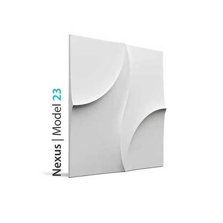 3D Wall Panel - NEXUS - Gypsum Panels on white background  | DecorMania UK 