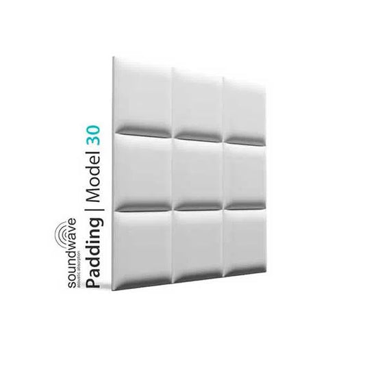 3D Wall Panels - PADDING - Gypsum Panel on white background | DecorMania UK 