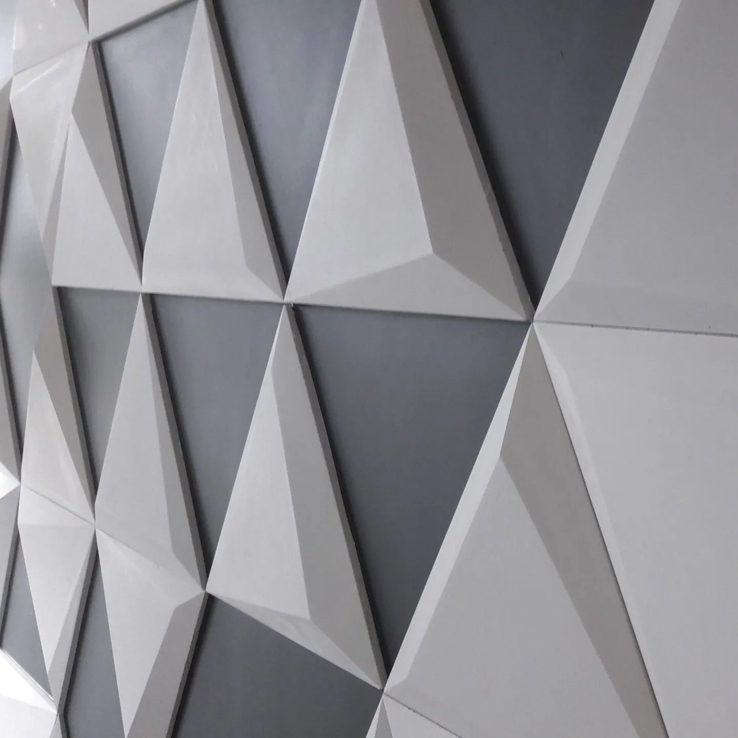 3D Concrete Wall Panels ARROW feature wall texture closeup Decormania UK