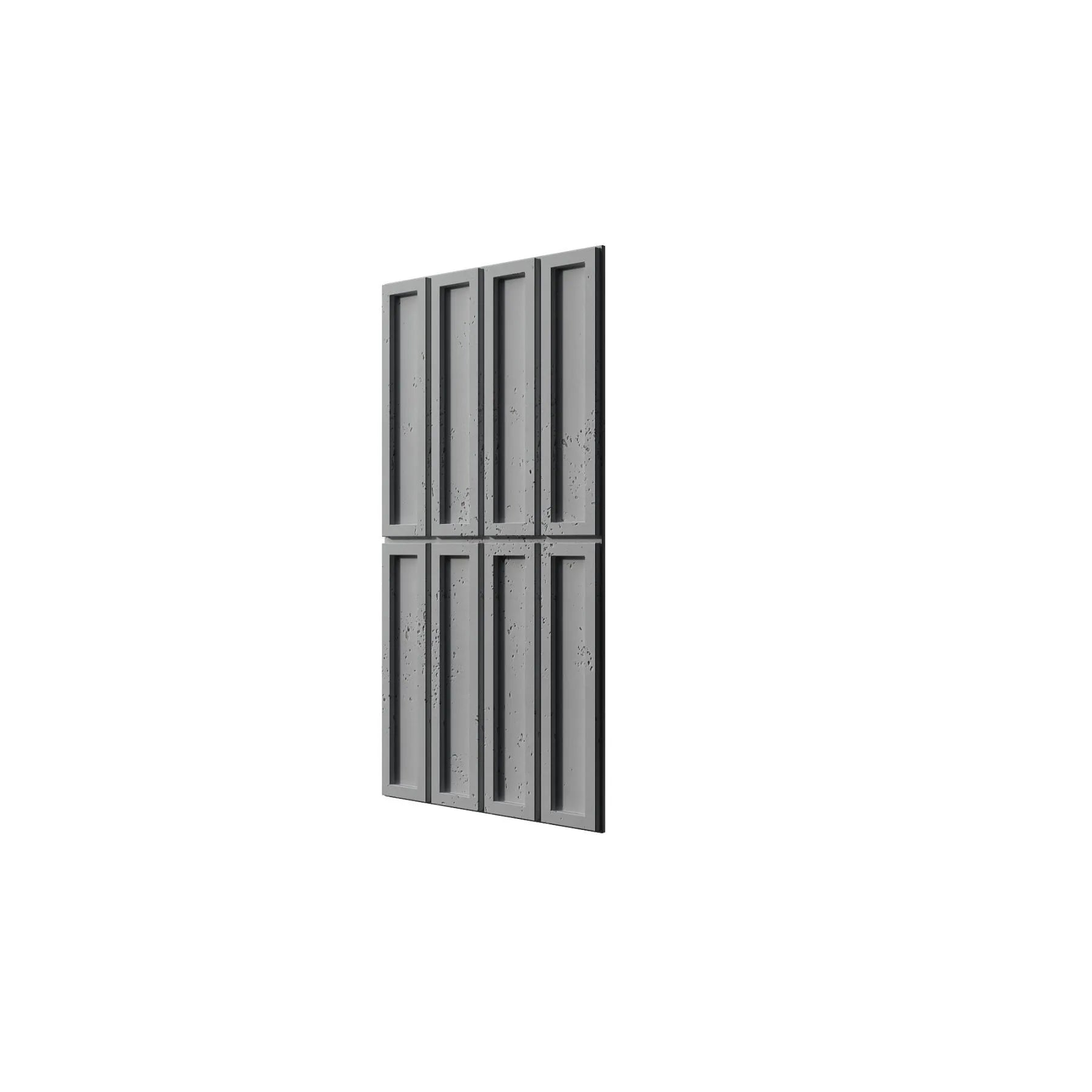 3D Concrete Wall Panels BLOCKS colour swatch on white background DecorMania UK