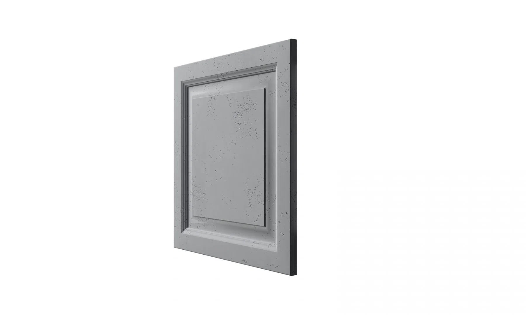 3D Concrete Wall Panels FRAMES colour swatch on white background DecorMania UK