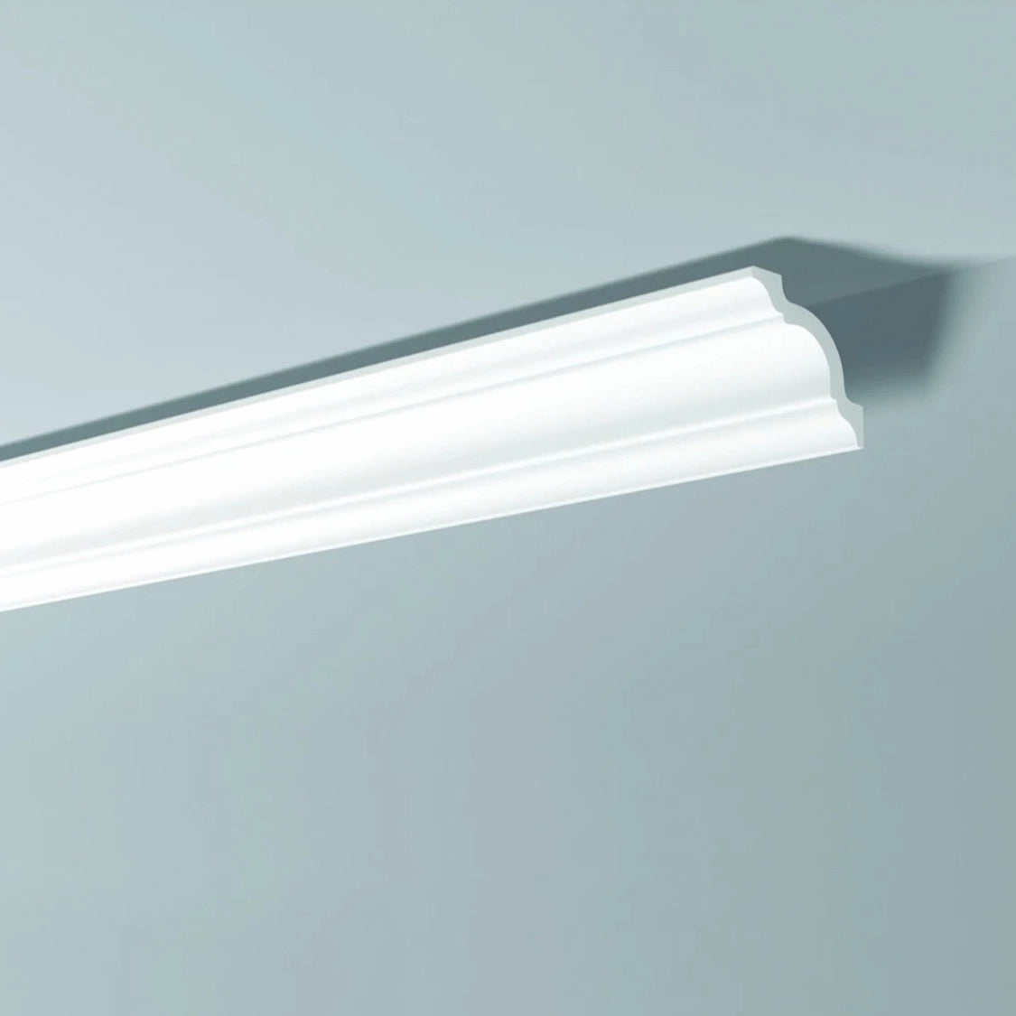 NOMASTYL® NMC 2m Ceiling Coving on plain wall and ceiling Decormania UK