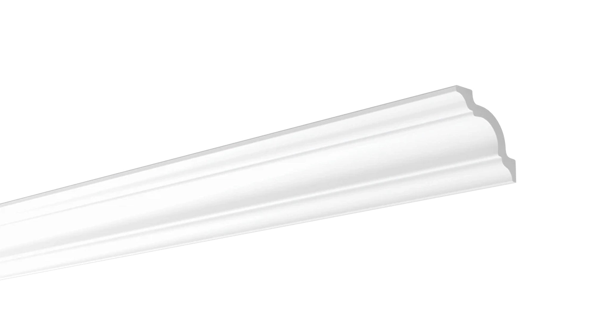NOMASTYL® NMC 2m Ceiling Coving on plain wall and ceiling Decormania UK