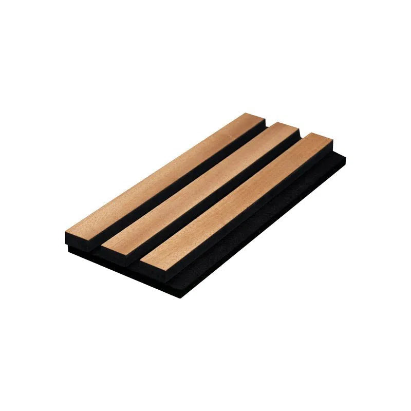 Acoustic MDF Slat on felt wall panels - sample DecorMania UK