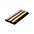 Acoustic MDF Wood Slat Wall Panel Sample on white background DecorMania UK