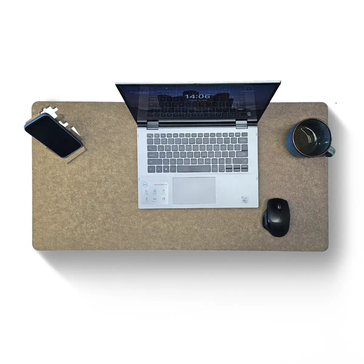 Acoustic Office Accessories Felt Desk Pad colour swatch on white background Decormania UK