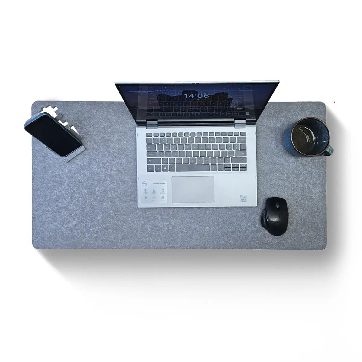 Acoustic Office Accessories Felt Desk Pad colour swatch on white background Decormania UK