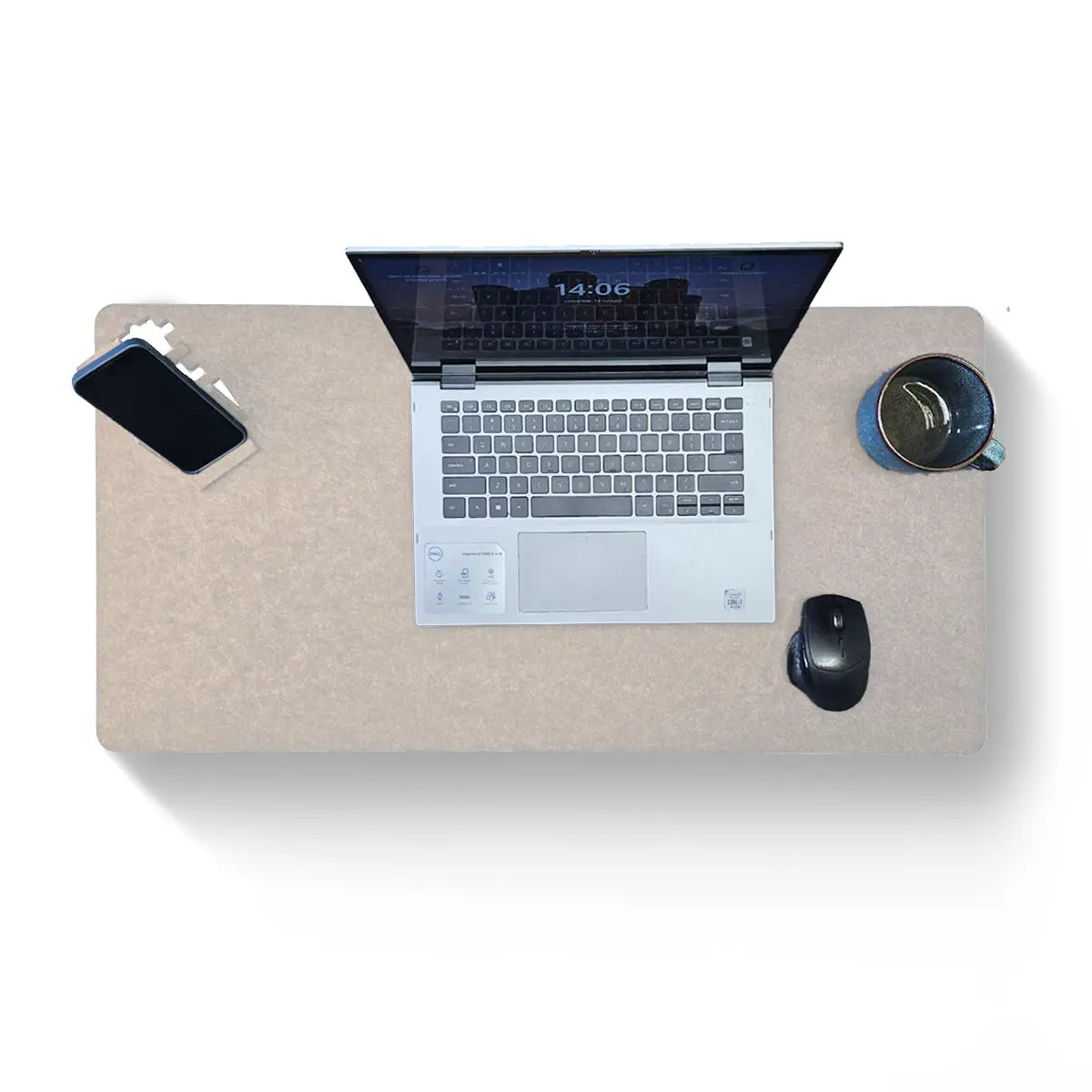 Acoustic Office Accessories Felt Desk Pad colour swatch on white background Decormania UK