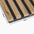 Acoustic Slats panel square - sample on white background DecorMania UK