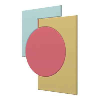 Acoustic Wall Art Panels CLASSIC 1 on white background Decormania UK