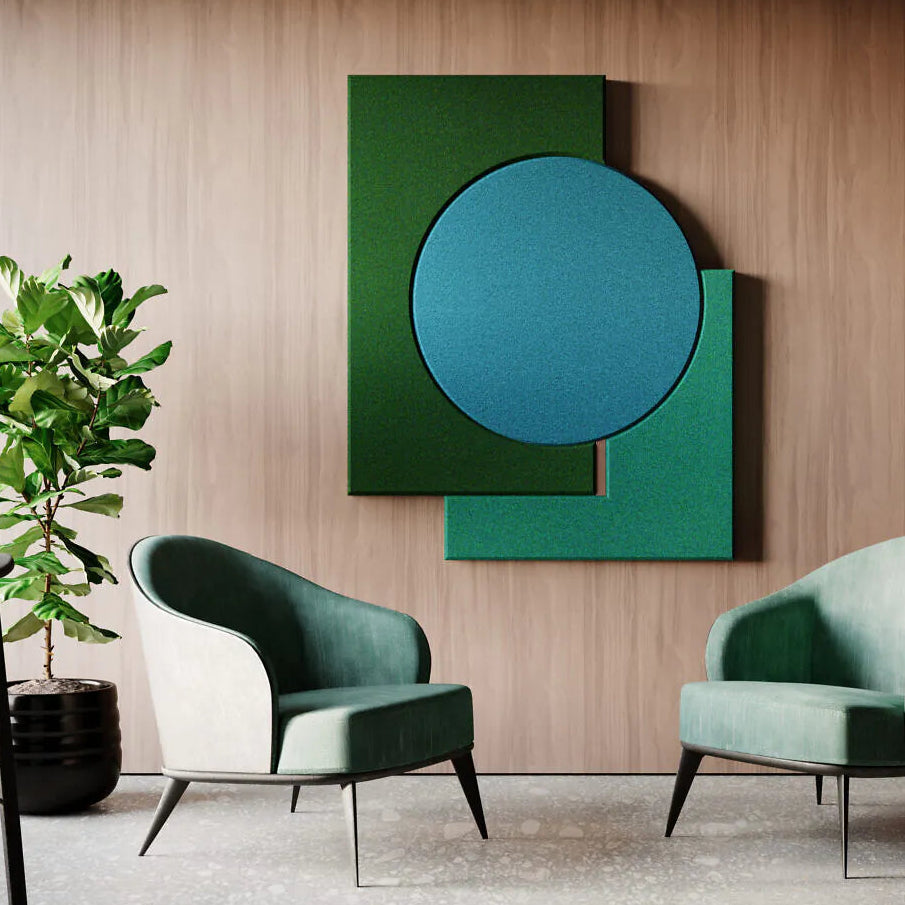 Acoustic Wall Art Panels CLASSIC 2 in cozy interior Decormania UK