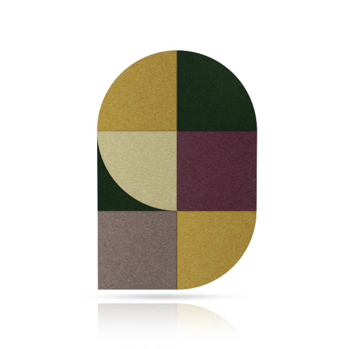 Acoustic Wall Art Panels FAN 1 fig swatch on white background Decormania UK