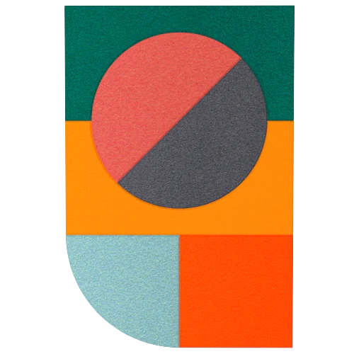 Acoustic Wall Art Panels FAN 3 energy swatch on white background Decormania UK