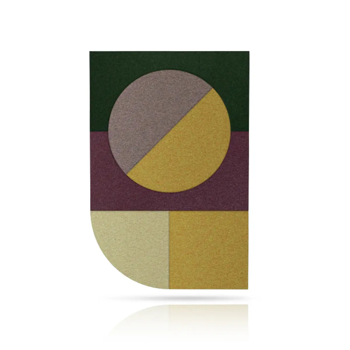 Acoustic Wall Art Panels FAN 3 fig swatch on white background Decormania UK