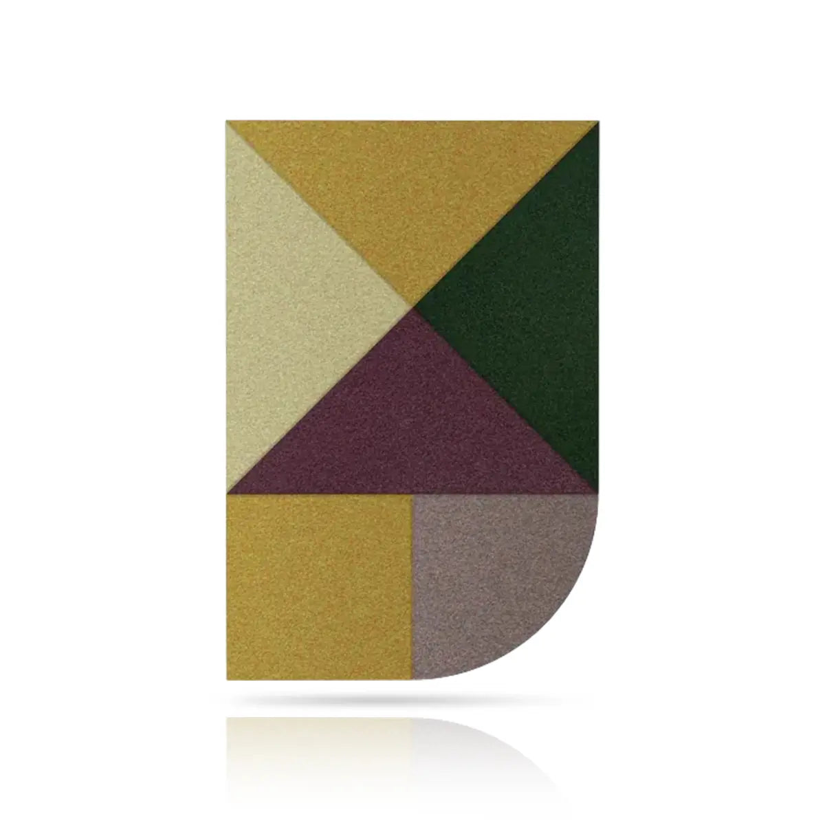 Acoustic Wall Art Panels FAN 4 fig swatch on white background Decormania UK