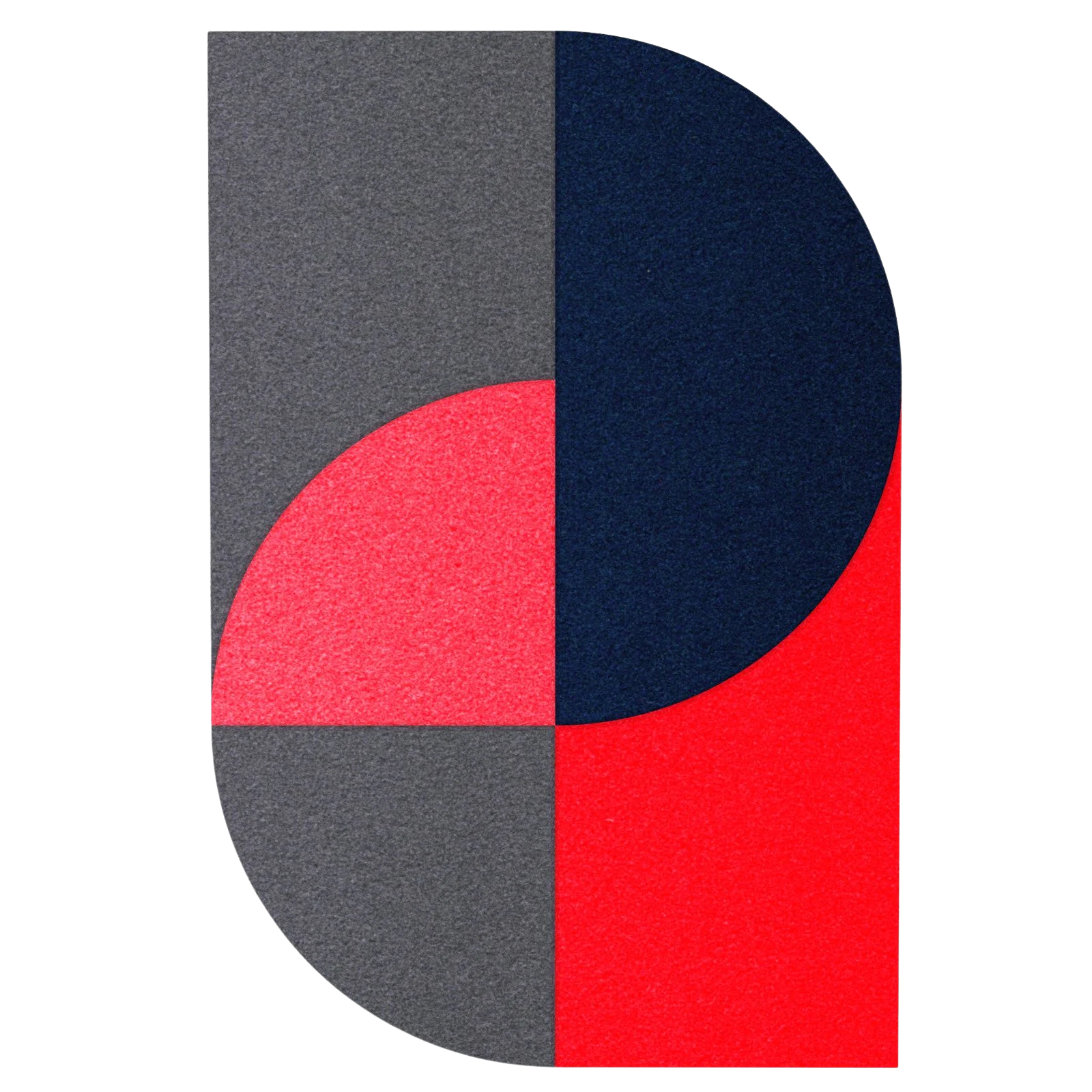 Acoustic Wall Art Panels FAN 5 lava swatch on white background Decormania UK