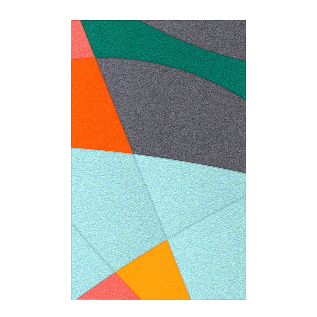 Acoustic Wall Art Panels FUSION 1 energy swatch on white background Decormania UK