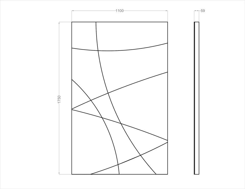 Acoustic Wall Art Panels FUSION 2 dimensions Decormania UK