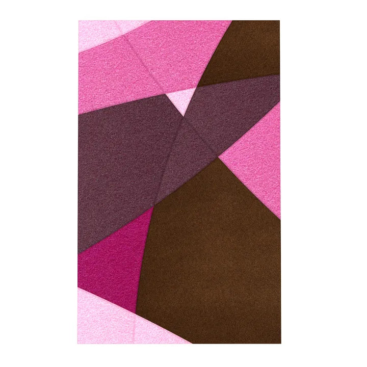 Acoustic Wall Art Panels FUSION 3 macaroon swatch on white background DecorMania UK