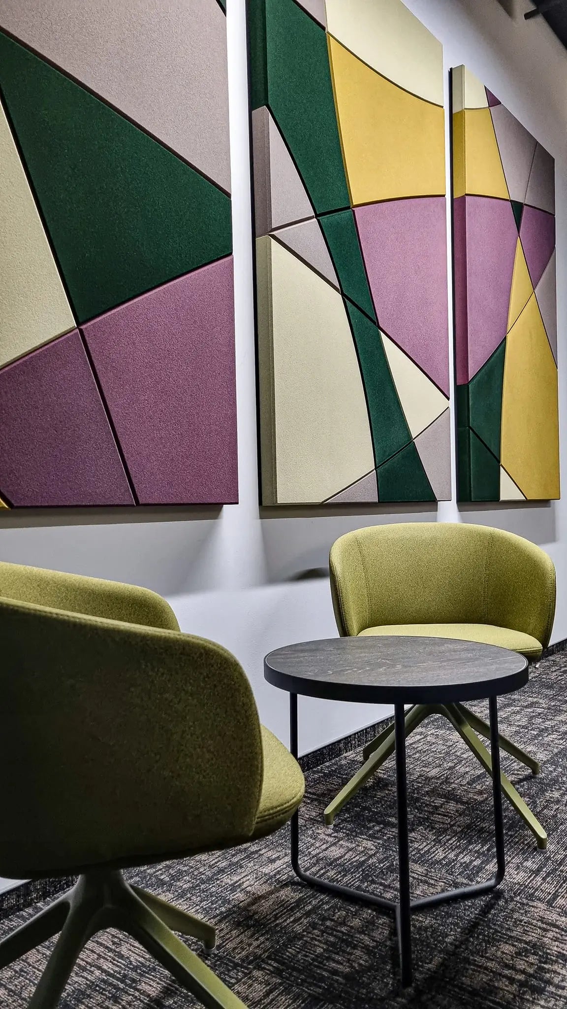 Acoustic Wall Art Panels FUSION 5 fig composition DecorMania UK