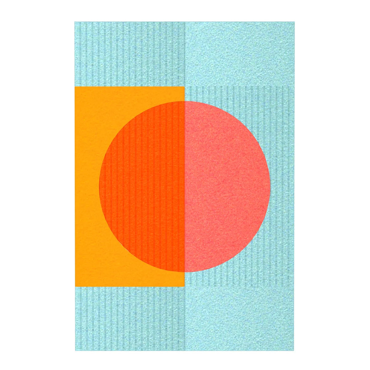 Acoustic Wall Art Panels RING 1 energy swatch on white background Decormania UK 