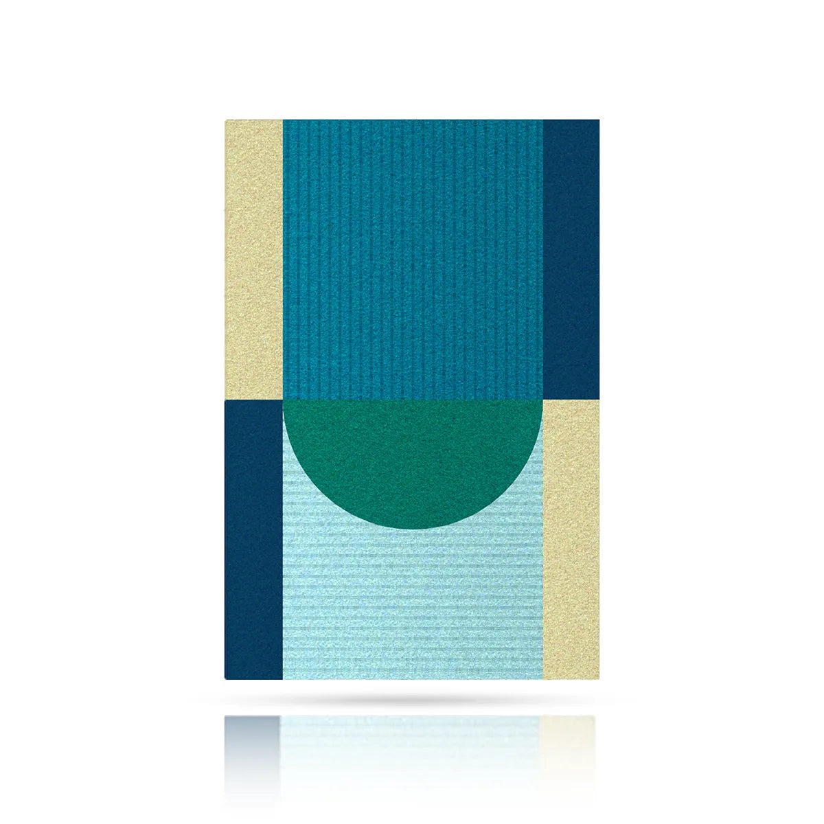 Acoustic Wall Art Panels RING 2 ocean swatch on white background Decormania UK