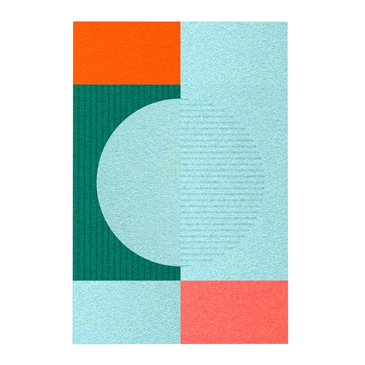 Acoustic Wall Art Panels RING 3 Decormania UK energy swatch on white background 