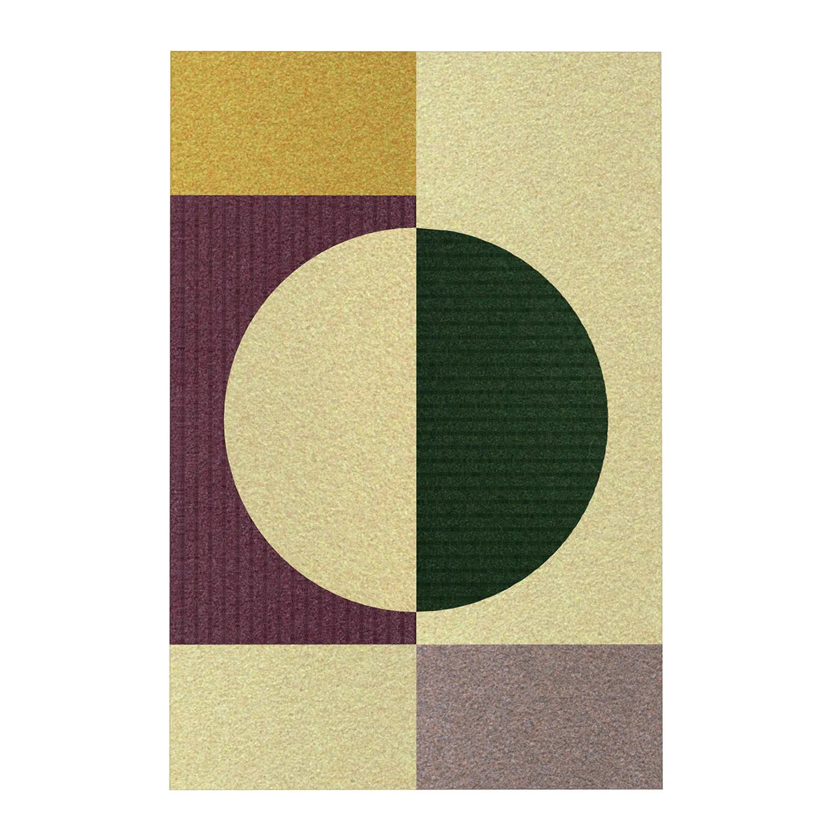 Acoustic Wall Art Panels RING 3 fig swatch on white background Decormania UK 