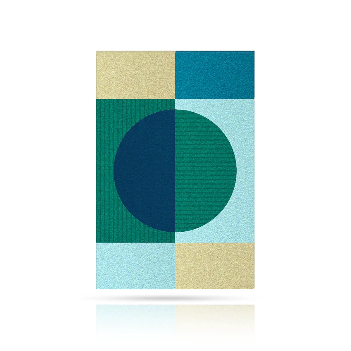 Acoustic Wall Art Panels RING 3 ocean swatch on white background Decormania UK 