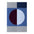 Acoustic Wall Art Panels RING 3 plum swatch on white background Decormania UK 