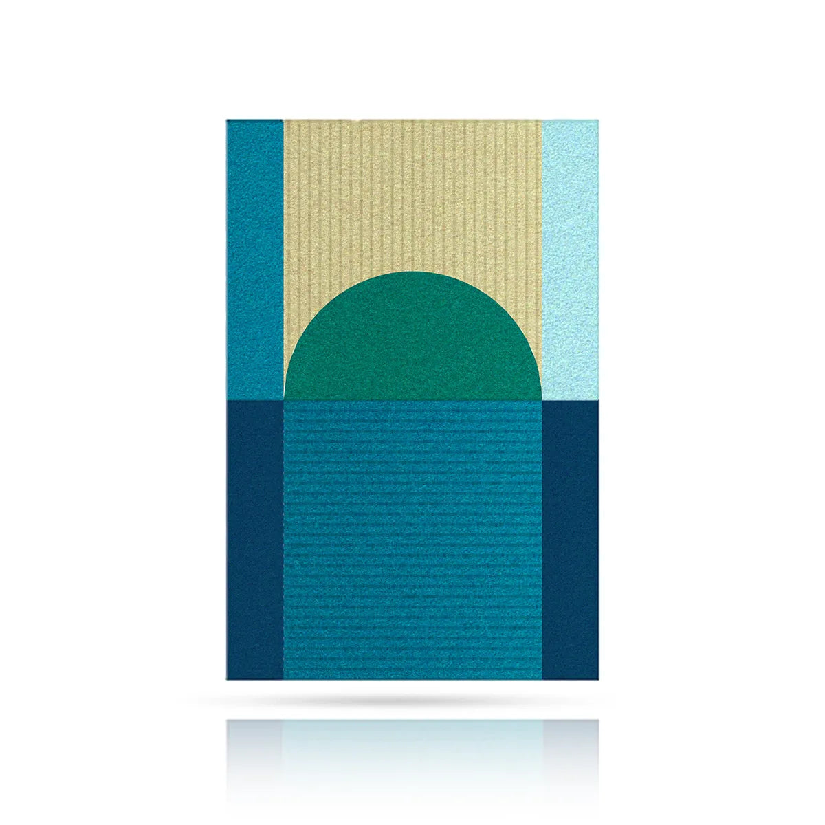 Acoustic Wall Art Panels RING 4 Ocean swatch on white background Decormania UK